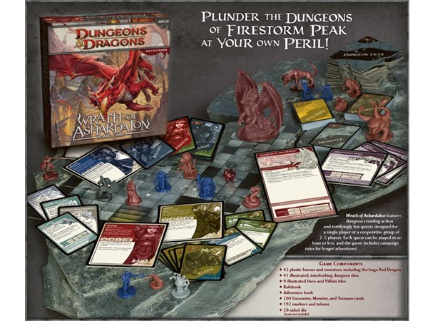 Dungeons & Dragons Wrath of Ashardalon Brädspel 